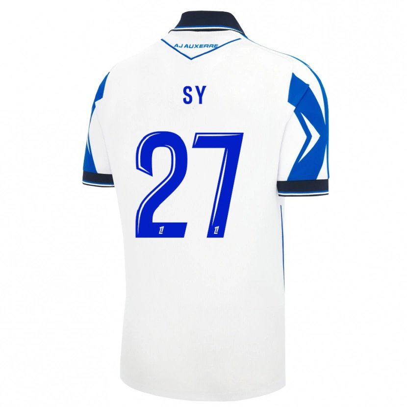 Danxen Mujer Camiseta Lamine Sy #27 Negro Blanco Azul 1ª Equipación 2026/27 La Camisa México