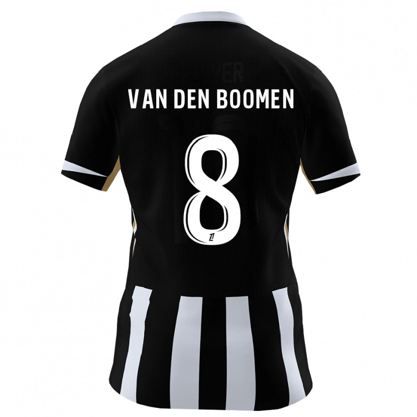 Danxen Mujer Camiseta Branco Van Den Boomen #8 Negro Azul 1ª Equipación 2026/27 La Camisa México