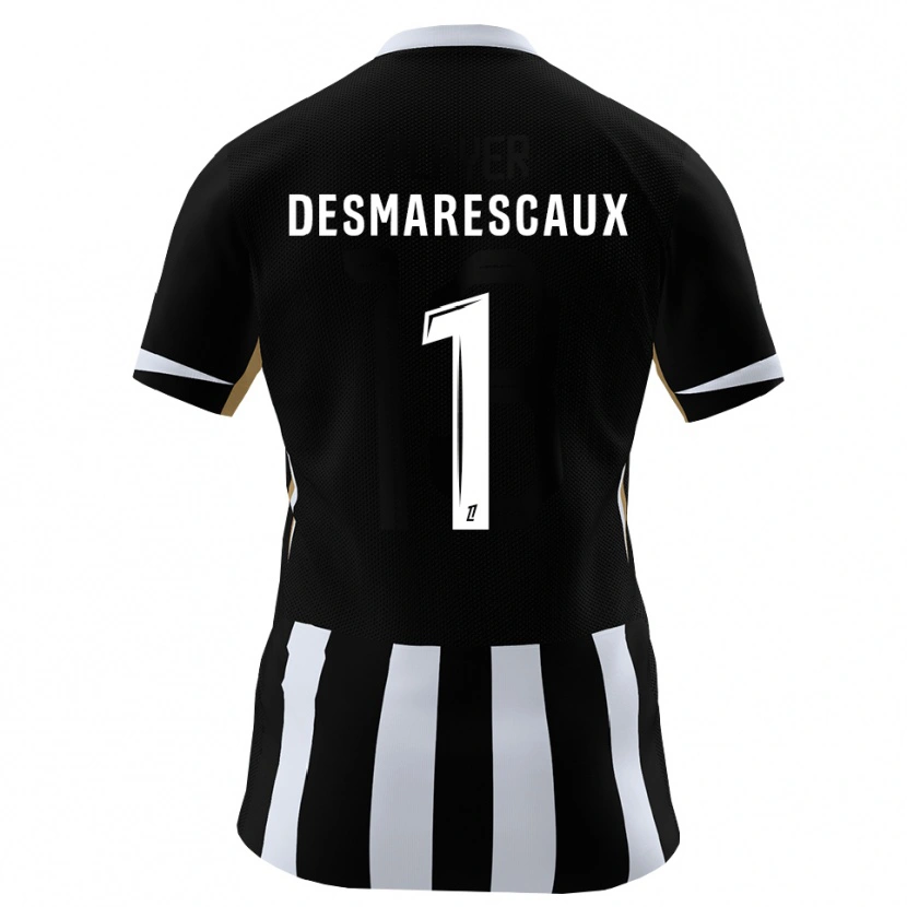 Danxen Mujer Camiseta Émile Desmarescaux #1 Negro Azul 1ª Equipación 2026/27 La Camisa México