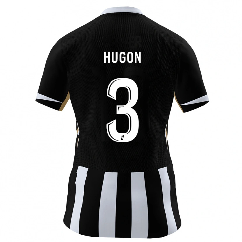 Danxen Mujer Camiseta Alix Hugon #3 Negro Azul 1ª Equipación 2026/27 La Camisa México