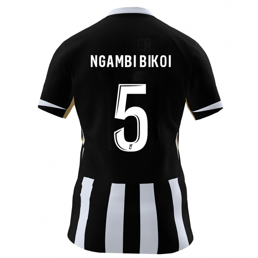Danxen Mujer Camiseta Christian Ngambi Bikoi #5 Negro Azul 1ª Equipación 2026/27 La Camisa México