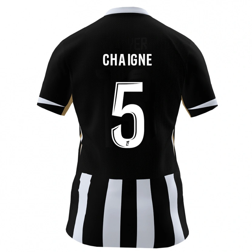 Danxen Mujer Camiseta Mathéo Chaigne #5 Negro Azul 1ª Equipación 2026/27 La Camisa México
