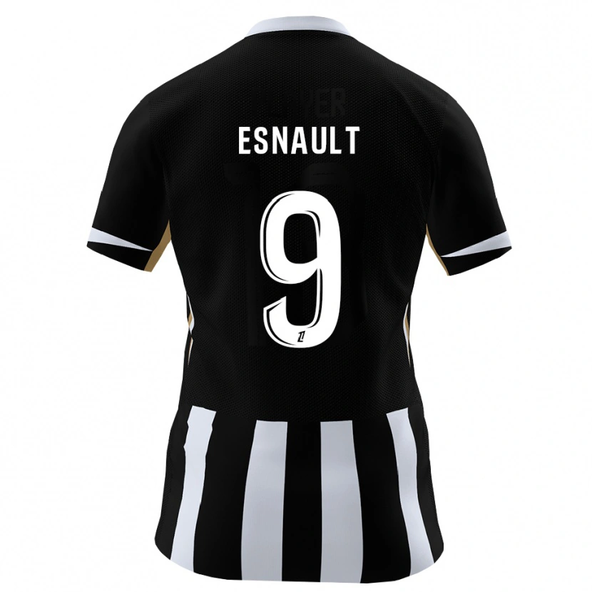 Danxen Mujer Camiseta Joshua Esnault #9 Negro Azul 1ª Equipación 2026/27 La Camisa México