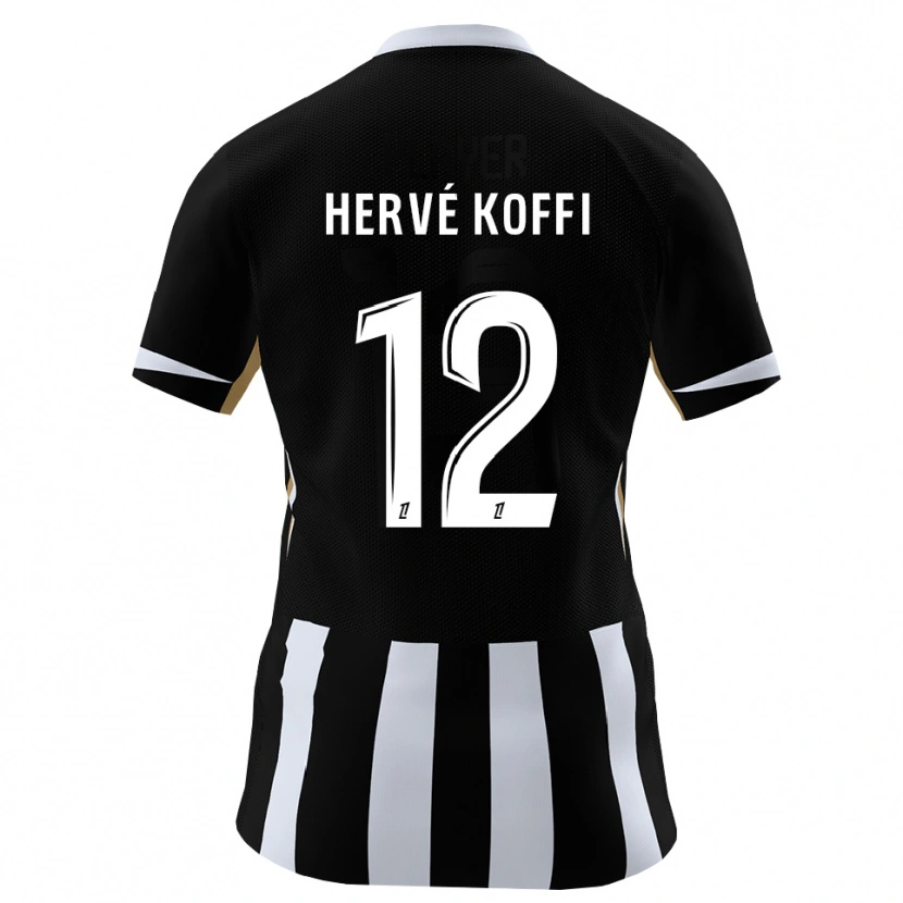 Danxen Mujer Camiseta Hervé Koffi #12 Negro Azul 1ª Equipación 2026/27 La Camisa México
