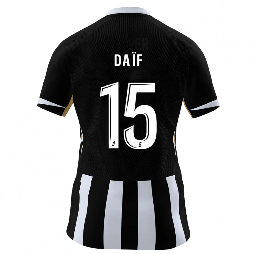 Danxen Mujer Camiseta Ziyad Daïf #15 Negro Azul 1ª Equipación 2026/27 La Camisa México