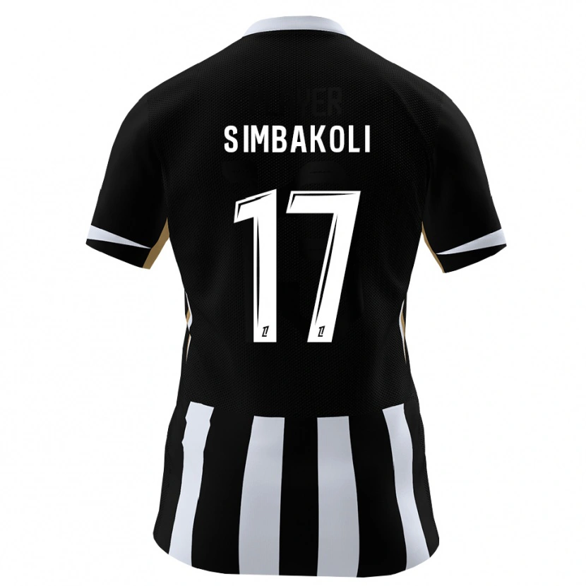 Danxen Mujer Camiseta Usman Simbakoli #17 Negro Azul 1ª Equipación 2026/27 La Camisa México
