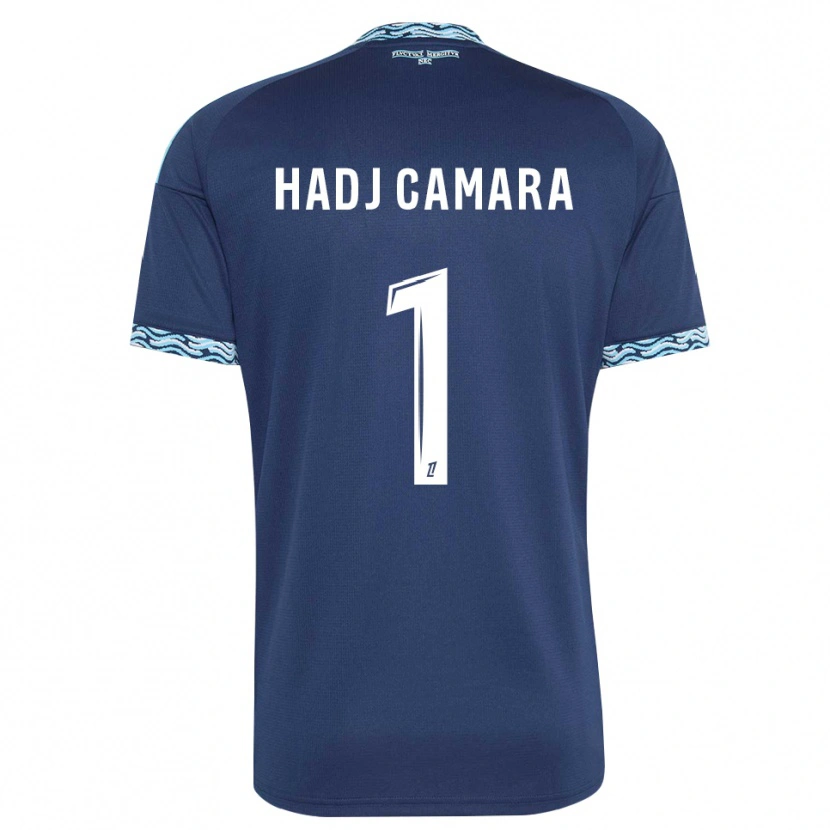 Danxen Mujer Camiseta El Hadj Camara #1 Azul Acero Blanco 1ª Equipación 2026/27 La Camisa México