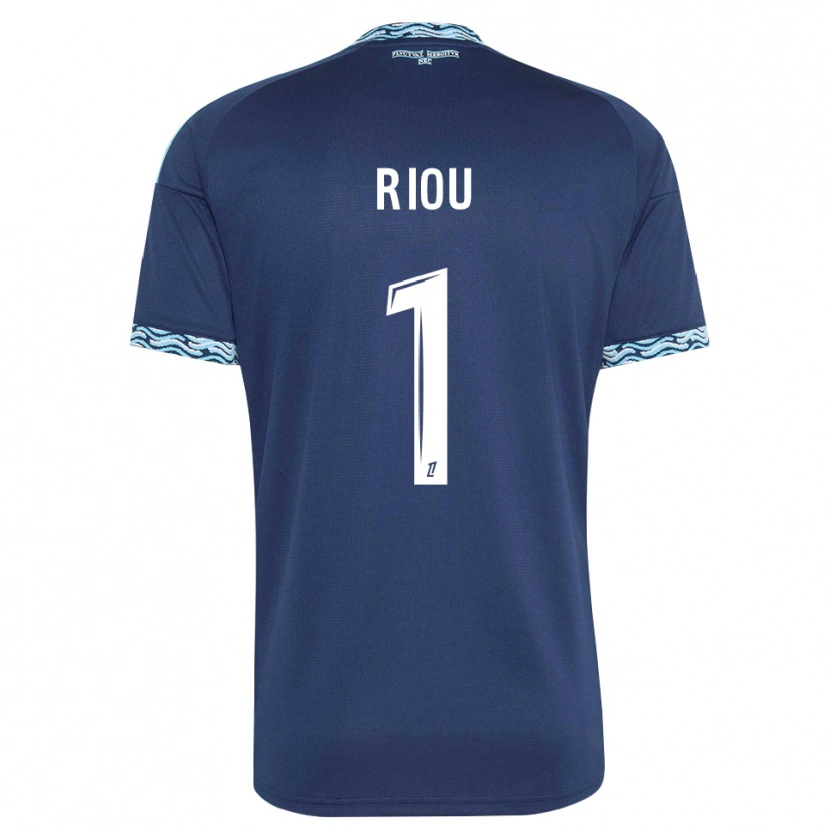 Danxen Mujer Camiseta Remy Riou #1 Azul Acero Blanco 1ª Equipación 2026/27 La Camisa México