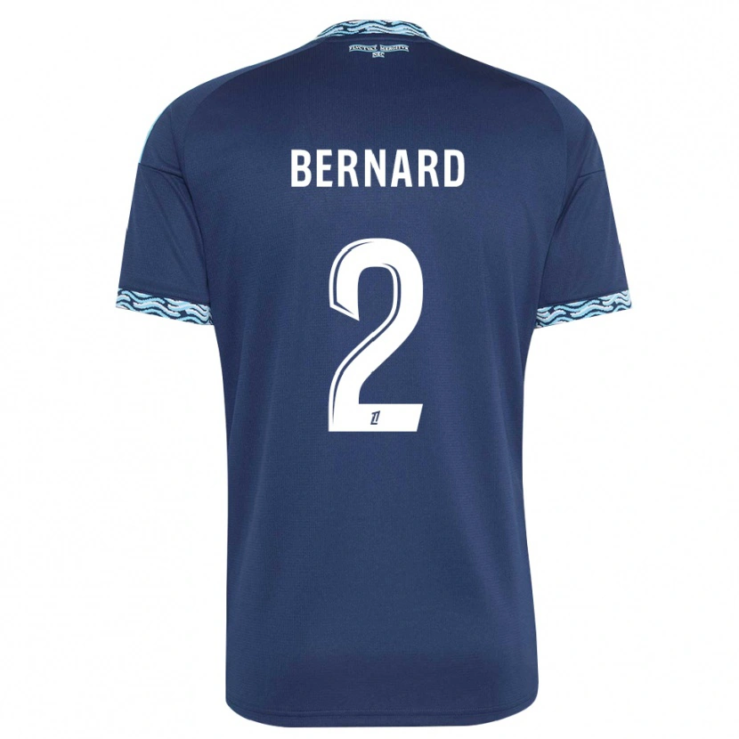 Danxen Mujer Camiseta Sacha Bernard #2 Azul Acero Blanco 1ª Equipación 2026/27 La Camisa México
