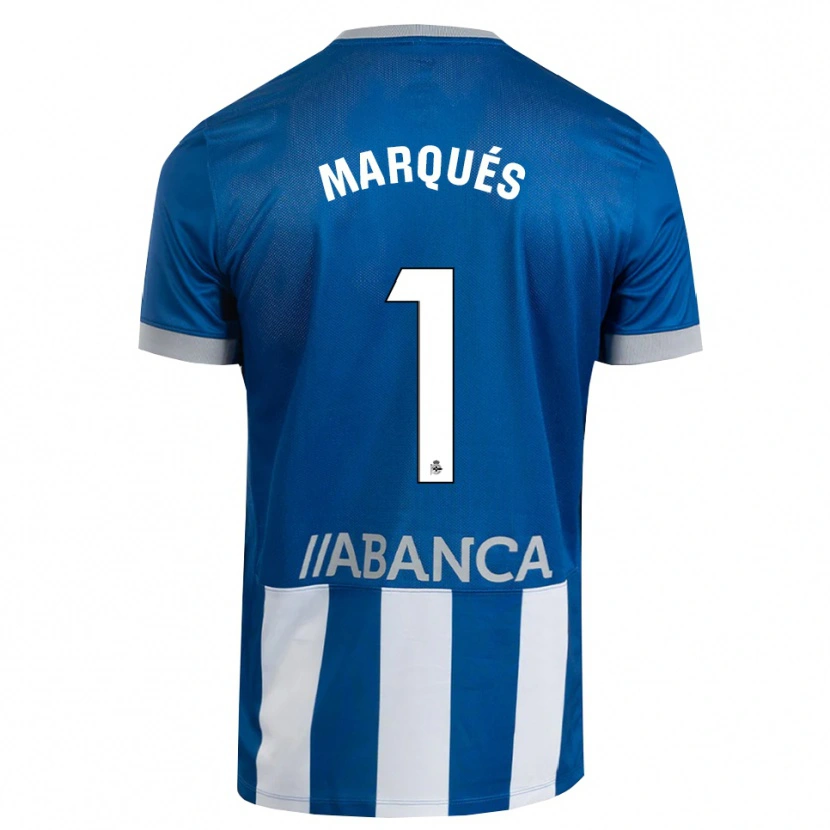 Danxen Mujer Camiseta Álex Marqués #1 Azul Gris Blanco 1ª Equipación 2026/27 La Camisa México