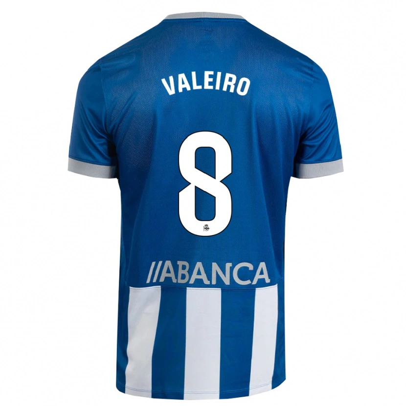 Danxen Mujer Camiseta Mauro Valeiro #8 Azul Gris Blanco 1ª Equipación 2026/27 La Camisa México