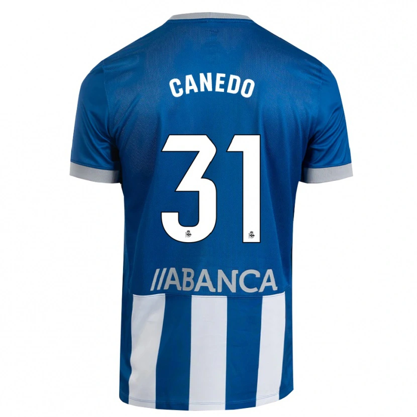 Danxen Mujer Camiseta Damián Canedo #31 Azul Gris Blanco 1ª Equipación 2026/27 La Camisa México