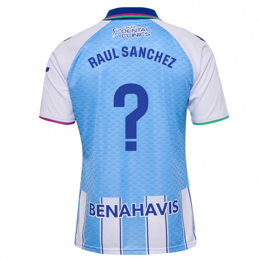 Danxen Mujer Camiseta Raul Sánchez #0 Azul Cielo Profundo Blanco 1ª Equipación 2026/27 La Camisa México