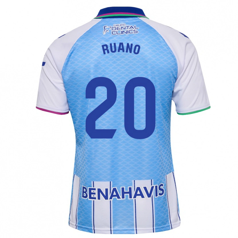 Danxen Mujer Camiseta Celia Ruano #20 Azul Cielo Profundo Blanco 1ª Equipación 2026/27 La Camisa México