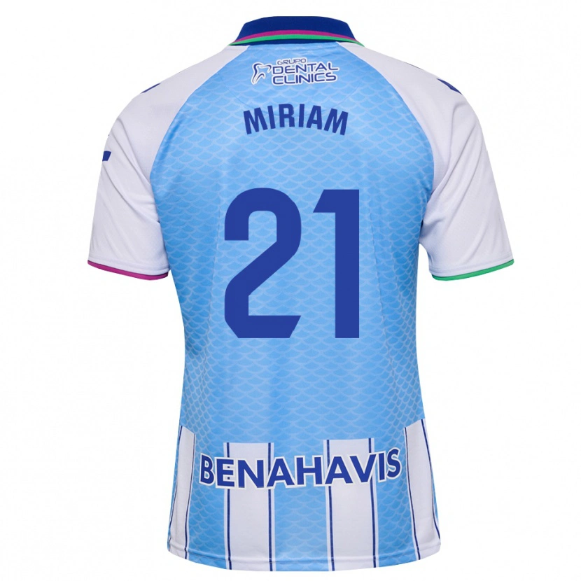 Danxen Mujer Camiseta Miriam #21 Azul Cielo Profundo Blanco 1ª Equipación 2026/27 La Camisa México
