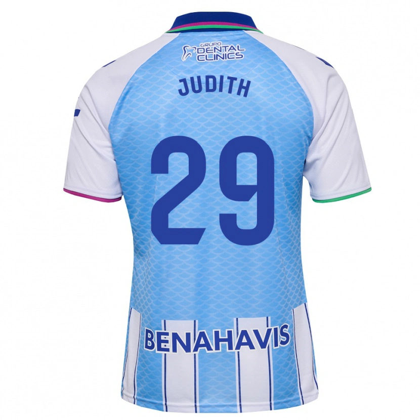 Danxen Mujer Camiseta Judith Ruiz Torres #29 Azul Cielo Profundo Blanco 1ª Equipación 2026/27 La Camisa México