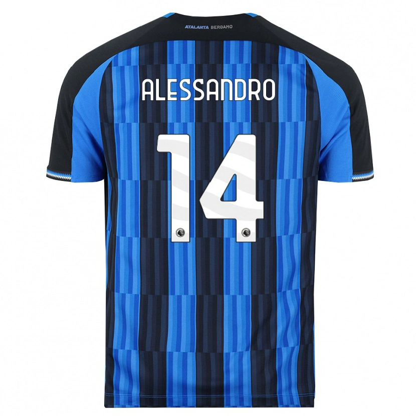 Danxen Mujer Camiseta Alessandro Rinaldi #14 Azul Negro Rojo 1ª Equipación 2026/27 La Camisa México