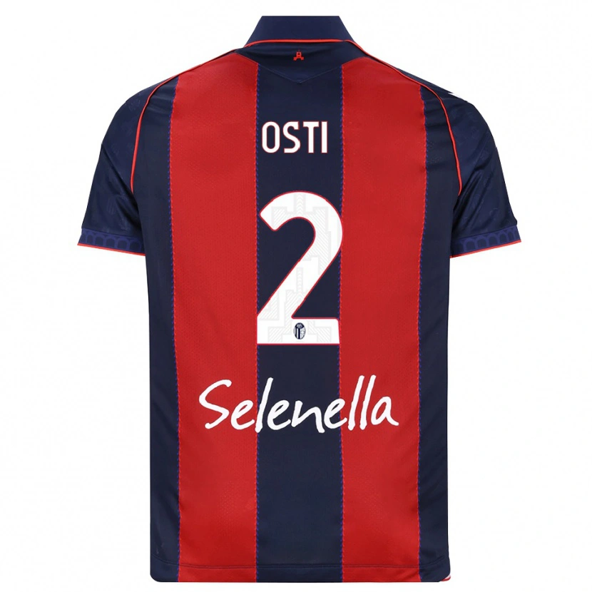 Danxen Mujer Camiseta Gabriele Osti #2 Azul Real Rojo Blanco 1ª Equipación 2026/27 La Camisa México
