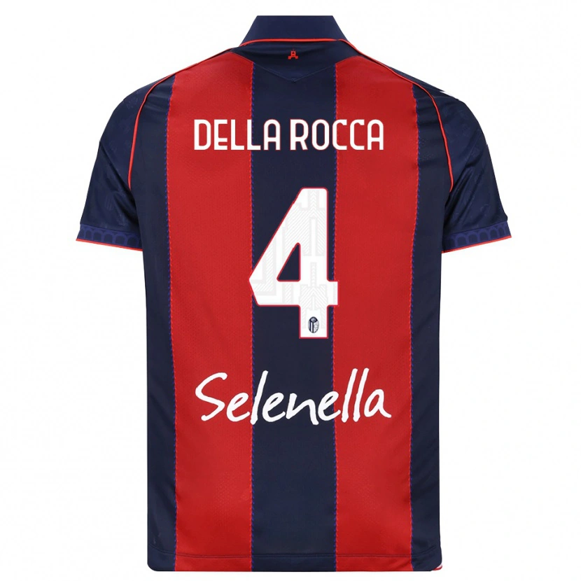Danxen Mujer Camiseta Manuel Della Rocca #4 Azul Real Rojo Blanco 1ª Equipación 2026/27 La Camisa México