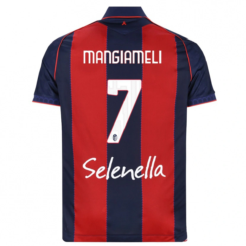 Danxen Mujer Camiseta Federico Mangiameli #7 Azul Real Rojo Blanco 1ª Equipación 2026/27 La Camisa México
