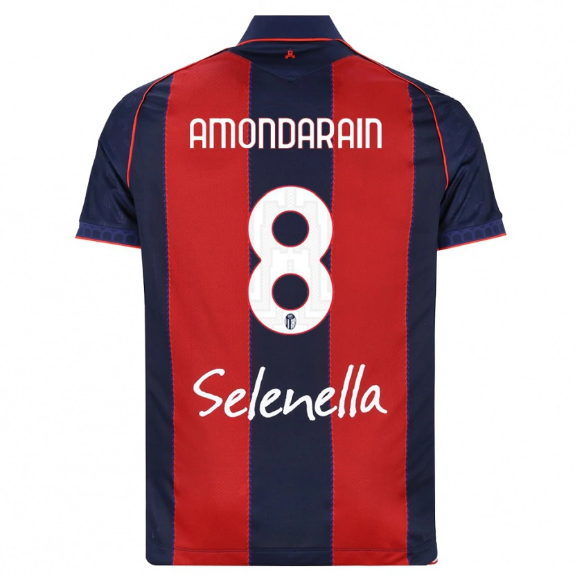 Danxen Mujer Camiseta Mikel Amondarain #8 Azul Real Rojo Blanco 1ª Equipación 2026/27 La Camisa México