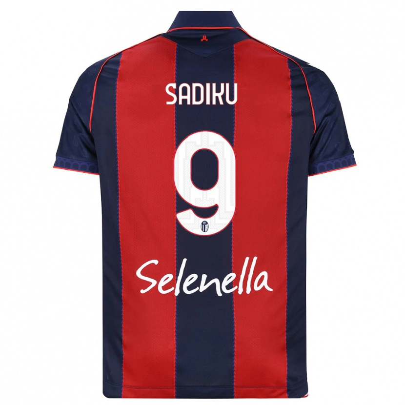 Danxen Mujer Camiseta Bamir Sadiku #9 Azul Real Rojo Blanco 1ª Equipación 2026/27 La Camisa México