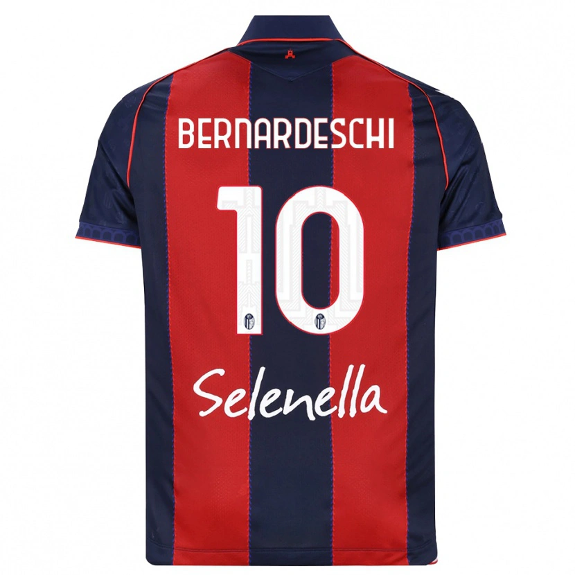 Danxen Mujer Camiseta Federico Bernardeschi #10 Azul Real Rojo Blanco 1ª Equipación 2026/27 La Camisa México