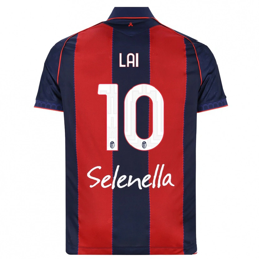 Danxen Mujer Camiseta Luca Lai #10 Azul Real Rojo Blanco 1ª Equipación 2026/27 La Camisa México