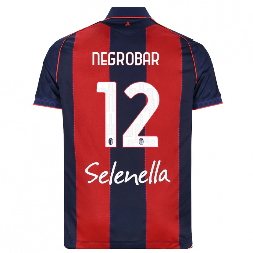 Danxen Mujer Camiseta Lucas Negrobar #12 Azul Real Rojo Blanco 1ª Equipación 2026/27 La Camisa México