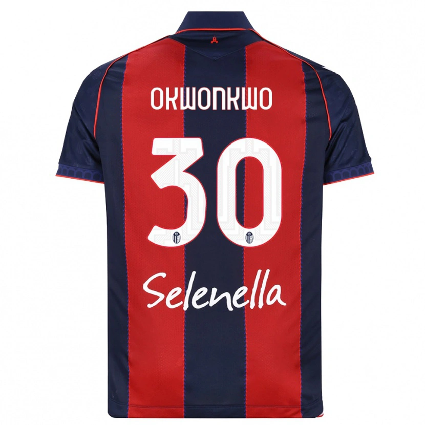 Danxen Mujer Camiseta Orji Okwonkwo #30 Azul Real Rojo Blanco 1ª Equipación 2026/27 La Camisa México
