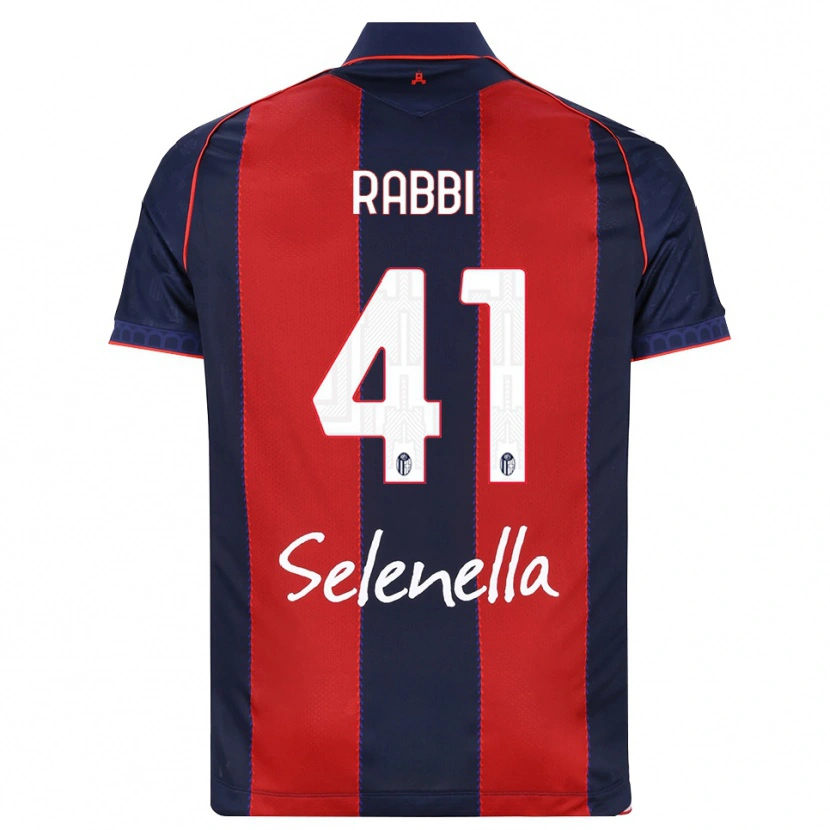 Danxen Mujer Camiseta Giovanni Rabbi #41 Azul Real Rojo Blanco 1ª Equipación 2026/27 La Camisa México