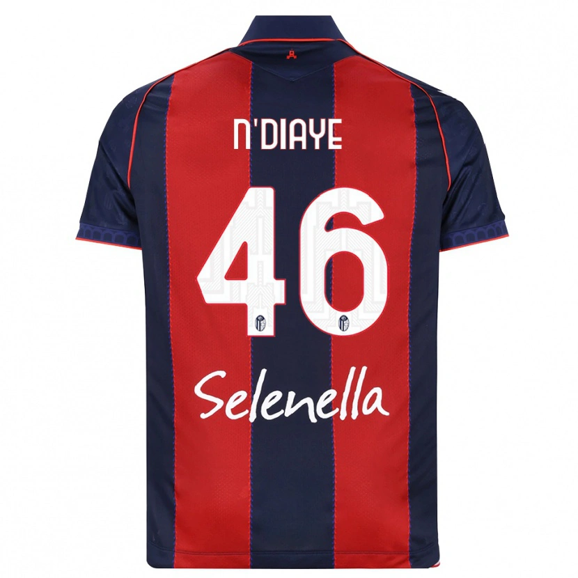 Danxen Mujer Camiseta Antoine N'diaye #46 Azul Real Rojo Blanco 1ª Equipación 2026/27 La Camisa México
