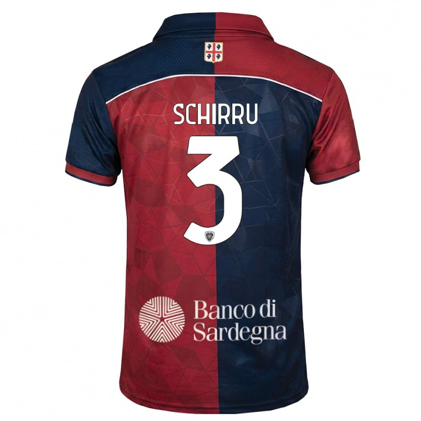 Danxen Mujer Camiseta Andrea Schirru #3 Burdeos Azul Real 1ª Equipación 2026/27 La Camisa México