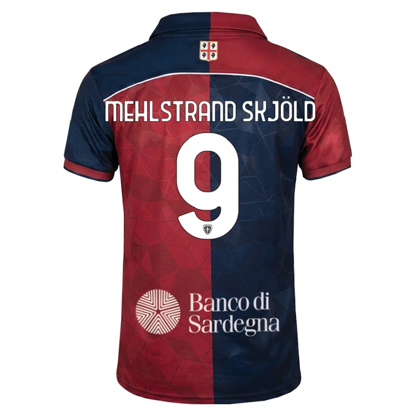 Danxen Mujer Camiseta William Mehlstrand Skjöld #9 Burdeos Azul Real 1ª Equipación 2026/27 La Camisa México