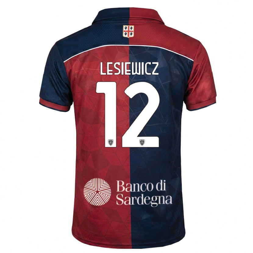 Danxen Mujer Camiseta Mateusz Lesiewicz #12 Burdeos Azul Real 1ª Equipación 2026/27 La Camisa México