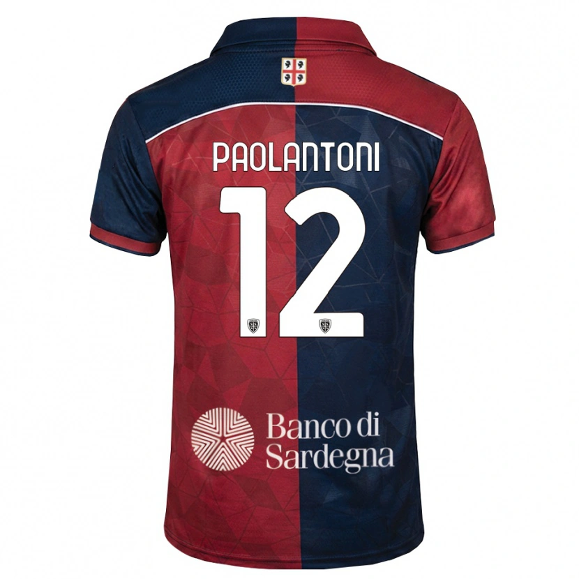 Danxen Mujer Camiseta Davide Paolantoni #12 Burdeos Azul Real 1ª Equipación 2026/27 La Camisa México