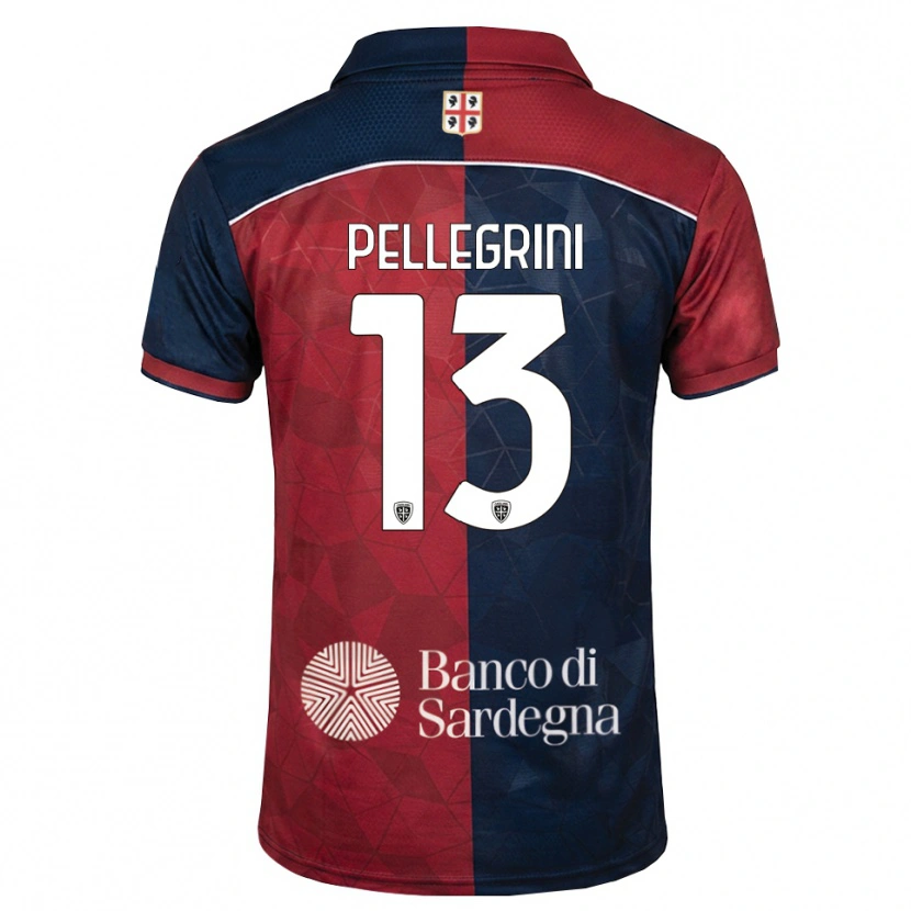 Danxen Mujer Camiseta Nicolò Pellegrini #13 Burdeos Azul Real 1ª Equipación 2026/27 La Camisa México