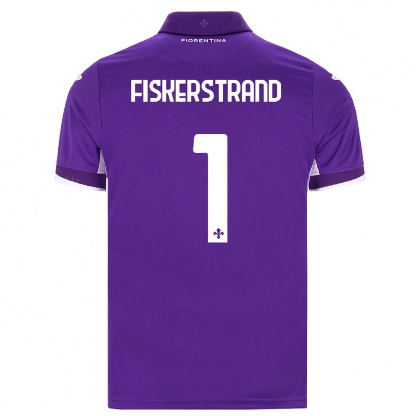 Danxen Mujer Camiseta Cecilie Fiskerstrand #1 Morado Blanco Rosa 1ª Equipación 2026/27 La Camisa México
