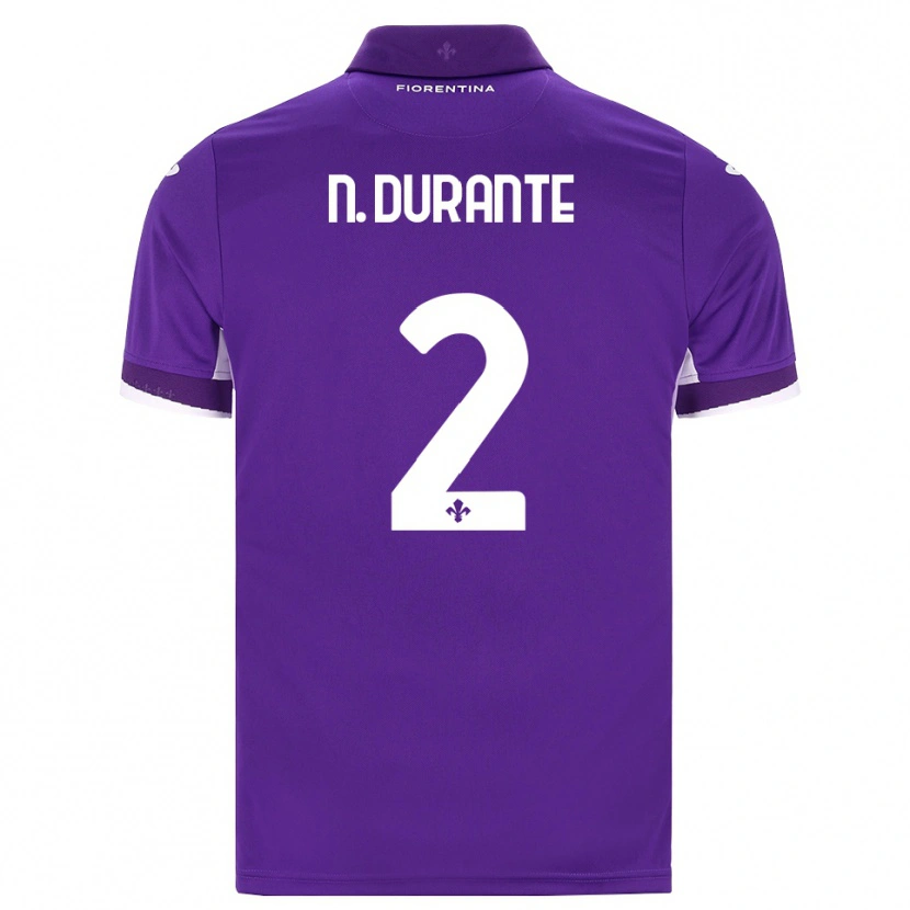 Danxen Mujer Camiseta Nicholas Durante #2 Morado Blanco Rosa 1ª Equipación 2026/27 La Camisa México
