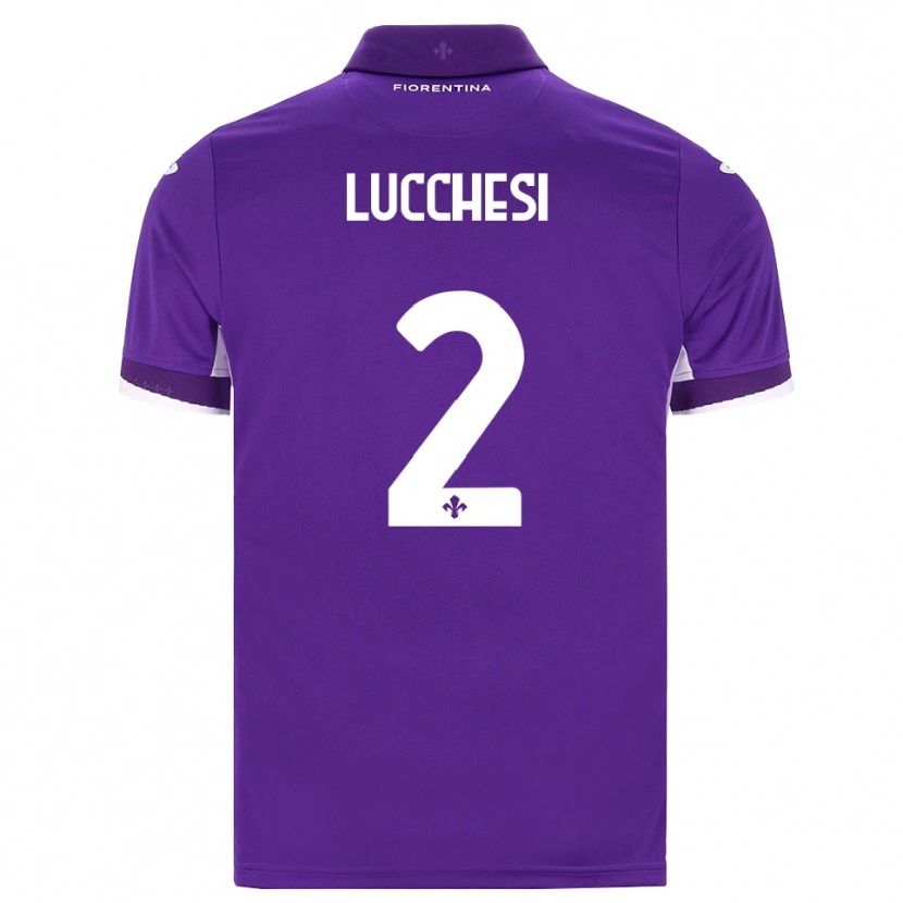 Danxen Mujer Camiseta Andrea Lucchesi #2 Morado Blanco Rosa 1ª Equipación 2026/27 La Camisa México