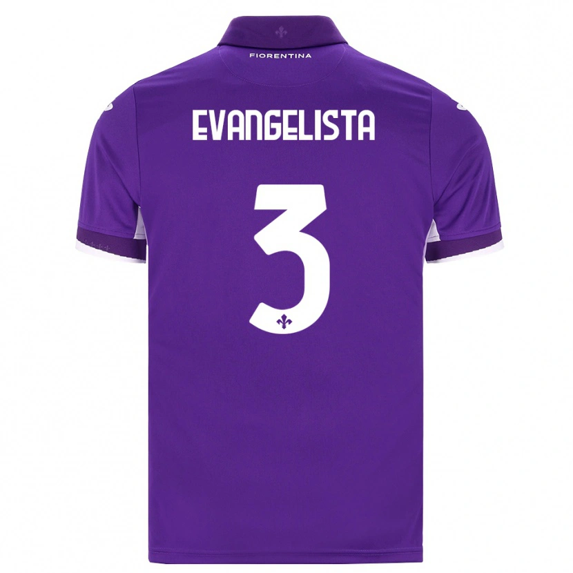 Danxen Mujer Camiseta Carlo Evangelista #3 Morado Blanco Rosa 1ª Equipación 2026/27 La Camisa México