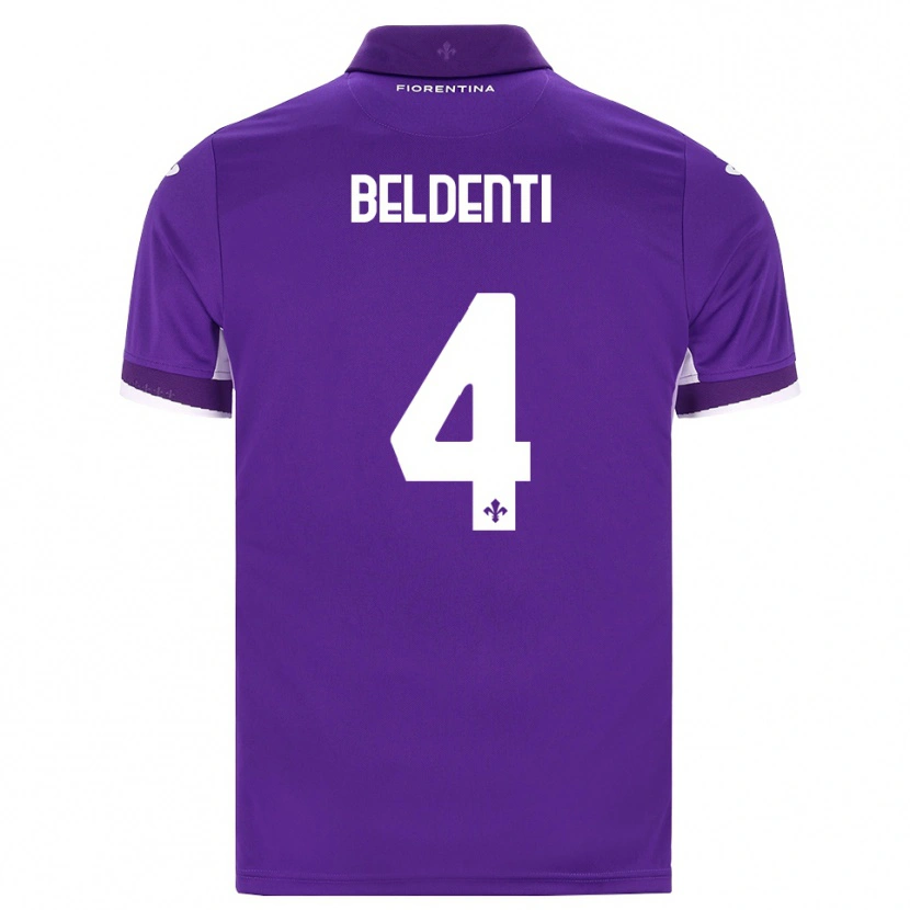 Danxen Mujer Camiseta Samuel Beldenti #4 Morado Blanco Rosa 1ª Equipación 2026/27 La Camisa México