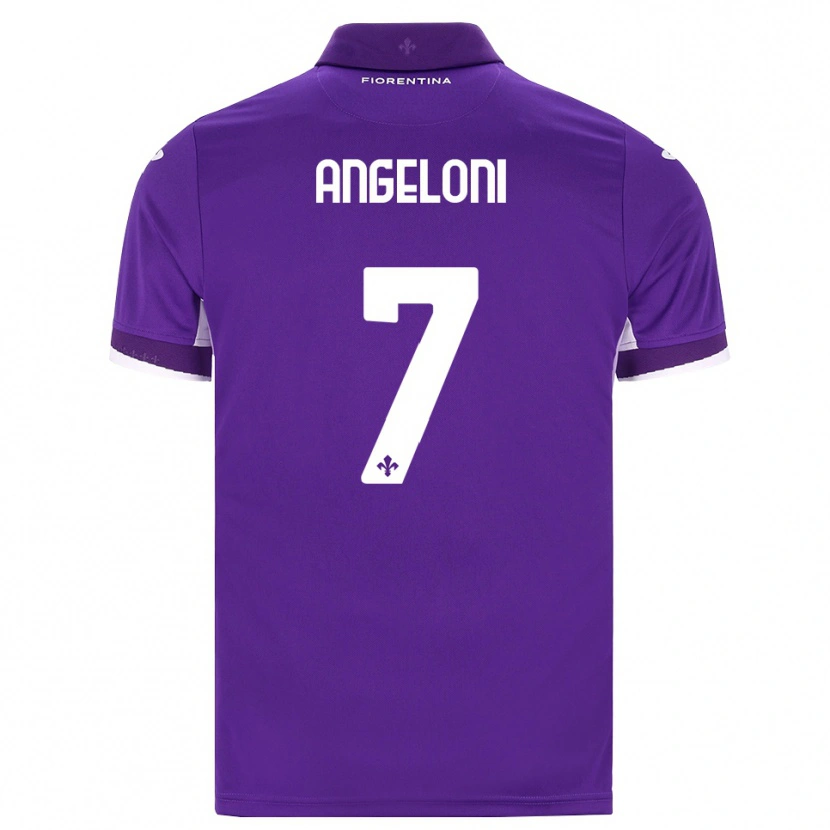 Danxen Mujer Camiseta Alberto Angeloni #7 Morado Blanco Rosa 1ª Equipación 2026/27 La Camisa México