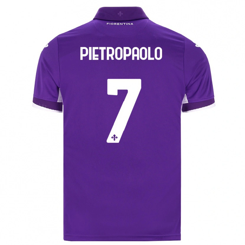 Danxen Mujer Camiseta Mario Pietropaolo #7 Morado Blanco Rosa 1ª Equipación 2026/27 La Camisa México