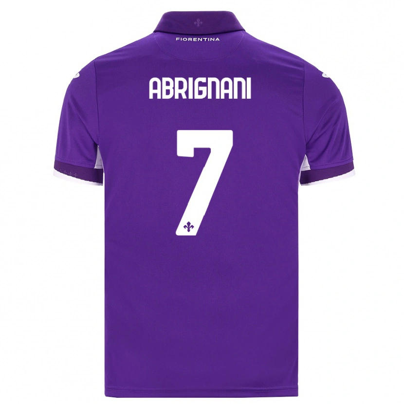 Danxen Mujer Camiseta Filippo Abrignani #7 Morado Blanco Rosa 1ª Equipación 2026/27 La Camisa México