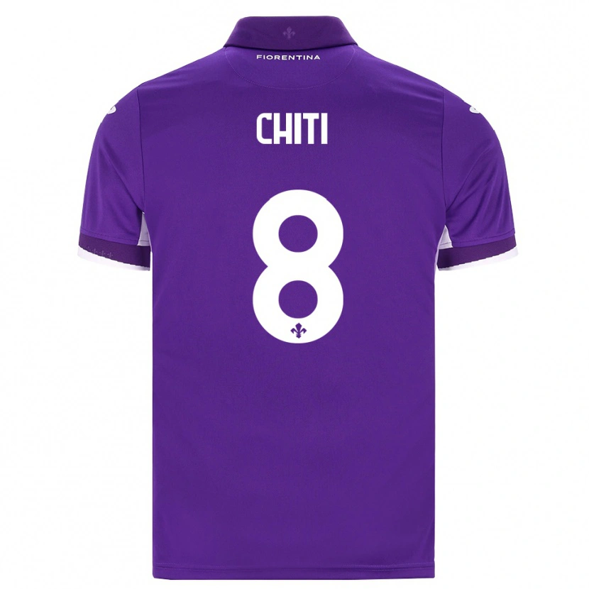 Danxen Mujer Camiseta Alessio Chiti #8 Morado Blanco Rosa 1ª Equipación 2026/27 La Camisa México