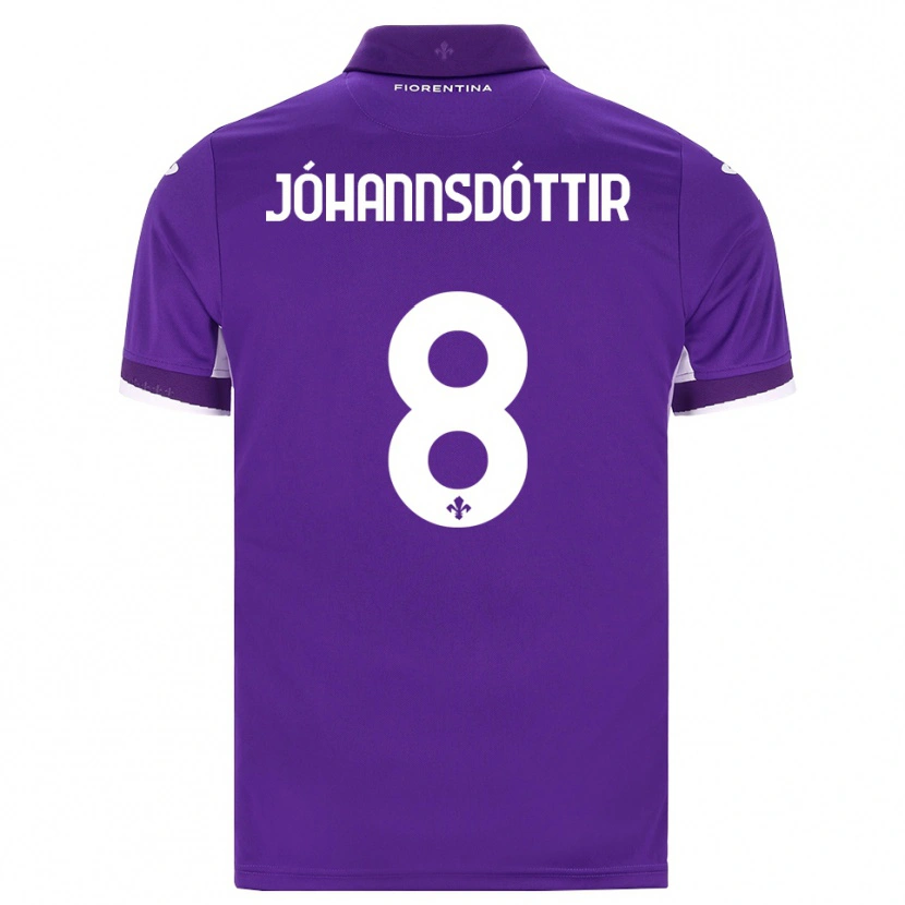 Danxen Mujer Camiseta Alexandra Jóhannsdóttir #8 Morado Blanco Rosa 1ª Equipación 2026/27 La Camisa México