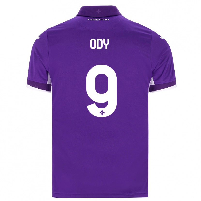 Danxen Mujer Camiseta Edwin Ody #9 Morado Blanco Rosa 1ª Equipación 2026/27 La Camisa México