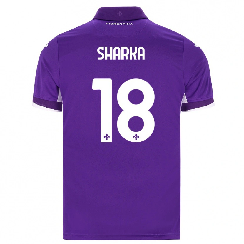 Danxen Mujer Camiseta Gentjan Sharka #18 Morado Blanco Rosa 1ª Equipación 2026/27 La Camisa México