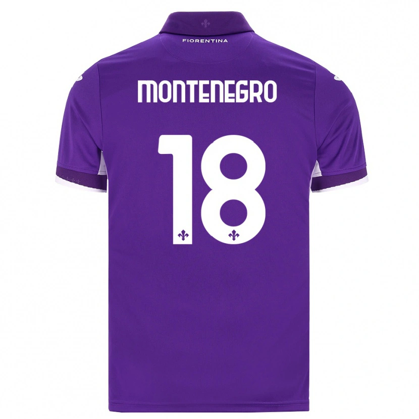 Danxen Mujer Camiseta Luca Montenegro #18 Morado Blanco Rosa 1ª Equipación 2026/27 La Camisa México